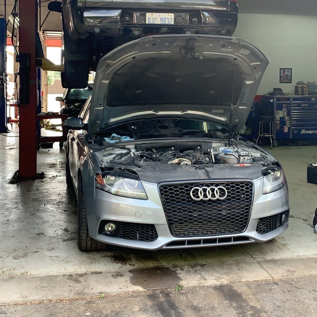 Work in the shop at Global Auto/Diesel