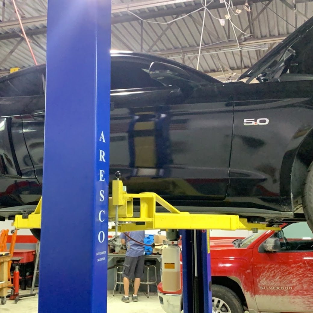 Work in the shop at Global Auto/Diesel