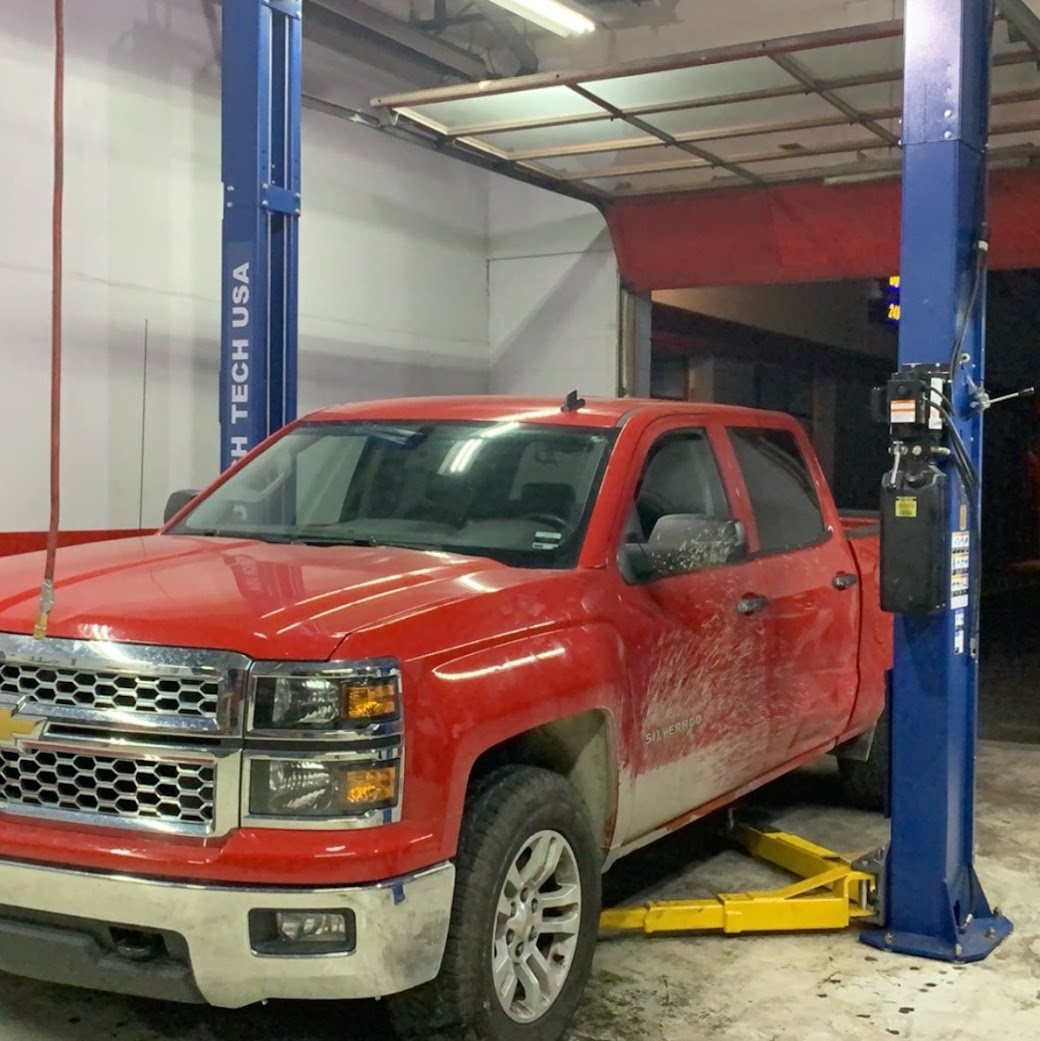 Work in the shop at Global Auto/Diesel